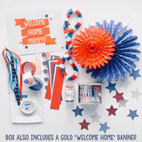 Homefront Heroes, LLC: Original Deployment Milestone Box: Homecoming (shown with "welcome home mommy" sign)