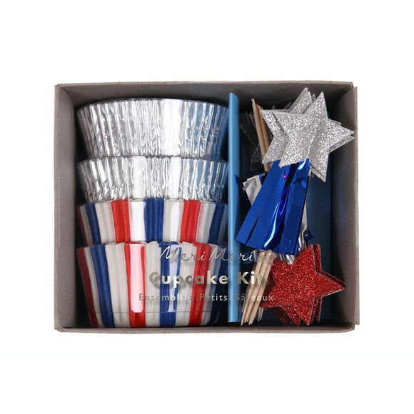 Homefront Heroes, LLC: Meri Meri Patriotic Cupcake Kit